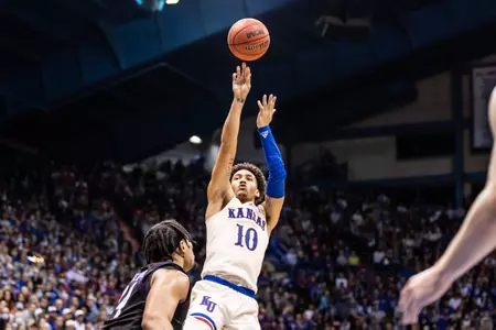 Jayhawks to Host Wolf Pack Wednesday in 2021 Finale Image