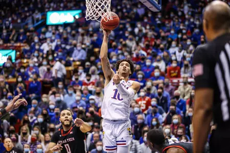 No. 10 Kansas to Play at No. 20 Iowa State Tuesday Image