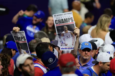 Welcome Home the National Champions at David Booth Kansas Memorial Stadium Image