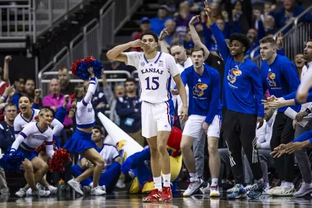Jayhawks Top Mountaineers in Quarterfinals of Big 12 Tournament Image