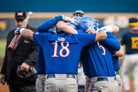 Jayhawks Secure 7th Straight Victory, Road Series Win Over No. 19 West Virginia Image