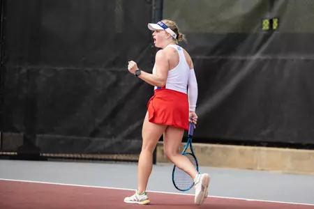 LAWRENCE, KS - May 05, 2023 - Jocelyn Massey during the match between NC State and the Kansas Jayhawks in Raleigh , NC. Photo by Elicia Castillo/Kansas Athletics.