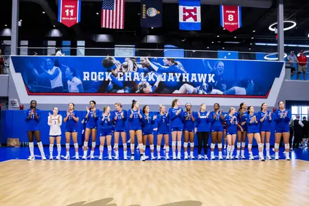 No. 14 Jayhawks Take on TCU for Sunday Afternoon ESPN2 Match Image