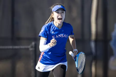 Kansas Splits Thursday Matches vs. Saint Louis, No. 7 Texas Image