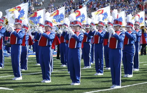 Marching Jayhawks and Kansas football gamedays Image