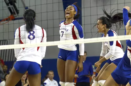 No. 22 Kansas Sweeps Wyoming, 3-0 Image
