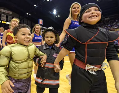 Jayhawk SAAC to Host "Crimson and Boo" on Friday Image