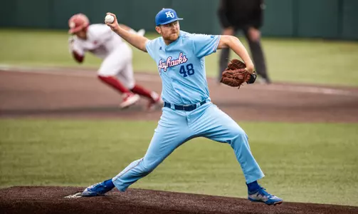 Baumgartner, Kansas Take Game One 8-2 Against Oklahoma Image