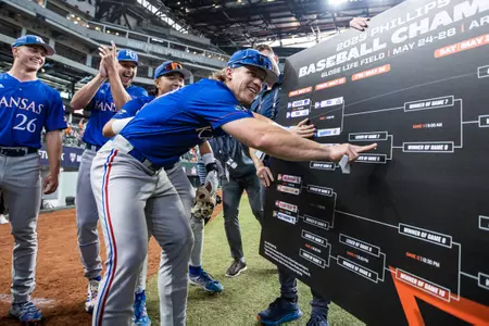 Reeder’s Grand Slam Lifts Jayhawks to Big 12 Tournament Win Over Top-Seeded Texas Image