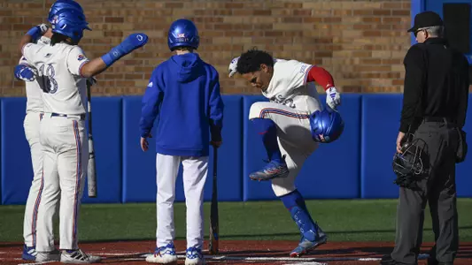 Kansas Clinches Series Win Against No. 3 TCU Image