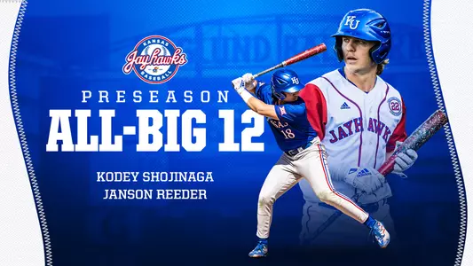 Shojinaga, Reeder Named to Preseason All-Big 12 Team Image