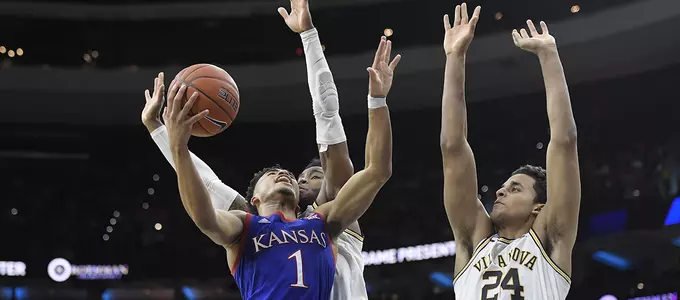 Villanova Sinks Kansas Late, 56-55 Image