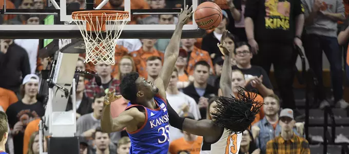 Jayhawk Defense Silences Cowboys, 65-50 Image