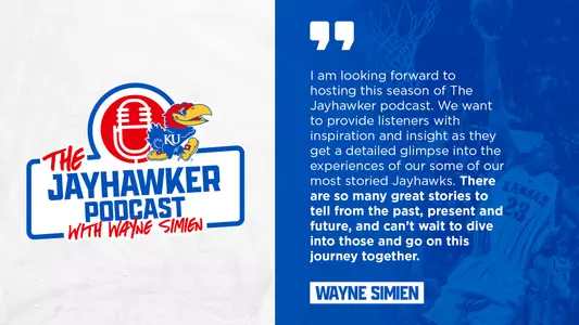 Former KU All-American Wayne Simien Named Host of The Jayhawker Podcast Image