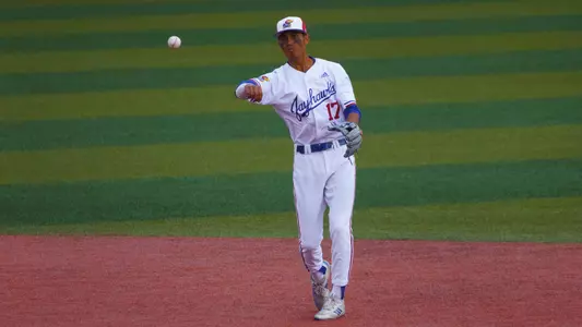 Ahuna's Walk-Off Gives Kansas Win Over Baylor Image