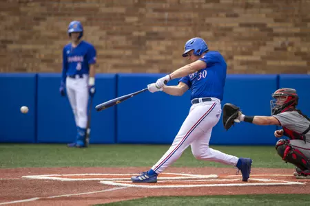 KU Beats No. 4 Texas Tech 8-5 in Series Finale Image