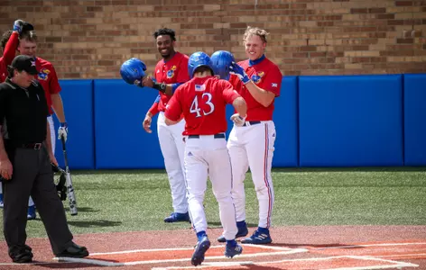 Lichty, Ahuna Power Jayhawks to Series Sweep Image