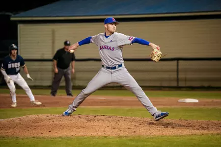 Jayhawks Grind Out 7-5 Win Over Charleston Southern Image