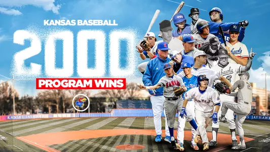 Kansas Baseball Earns 2,000th Win in Program History Image