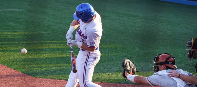 Kansas Falls to No. 5 Texas in Second Game of Series Image