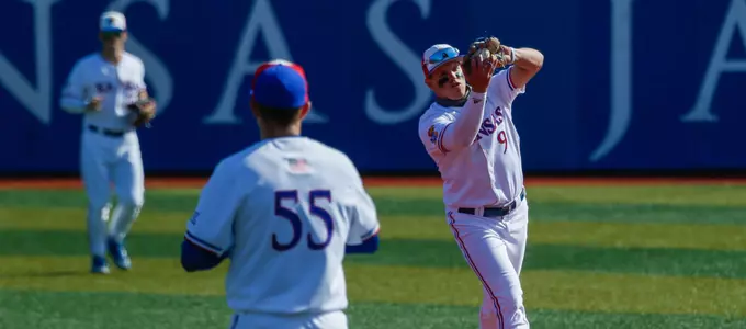 Kansas Captures Doubleheader to Claim Series Over Creighton Image