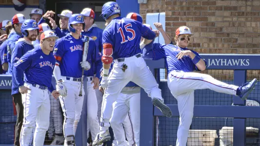 Jayhawks blast past Bears in series finale Image