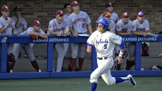 Zeferjahn paces Jayhawks to series victory over Sooners Image