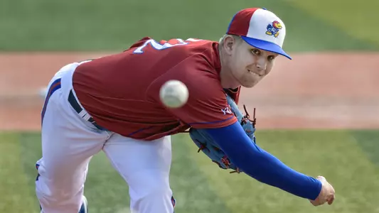 Zeferjahn's career day paces Kansas to sweep of Texas Southern Image