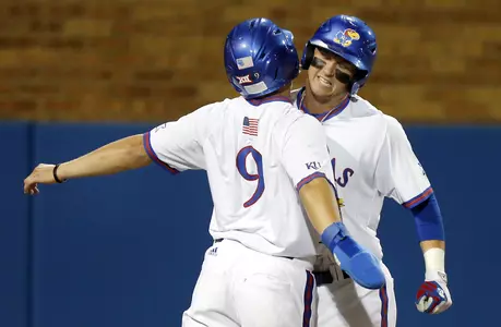 Seventh-inning rally lifts Kansas to win over Shockers Image