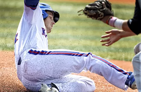 Four-Run First Lifts Jayhawks Over Baker, 6-1 Image