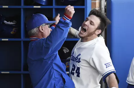 Kansas Offense Completes Doubleheader Sweep of OU, 9-8 Image