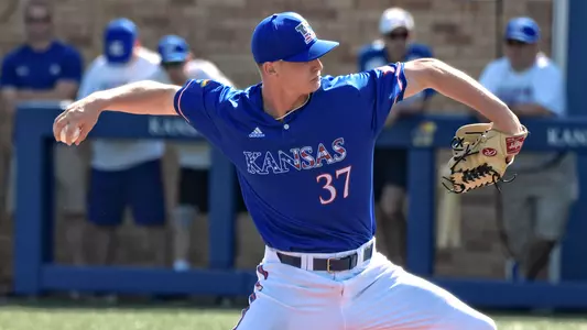 Kansas sweeps Friday doubleheader against NIU Image