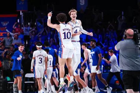 No. 3 Kansas Wins OT Thriller 69-68 Against Wisconsin Image