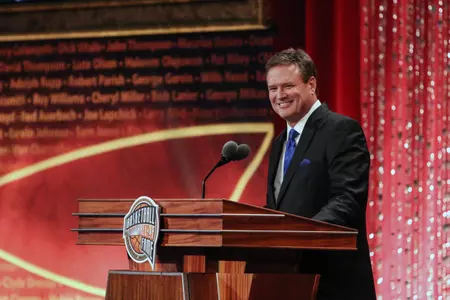 Bill Self enshrined into Hall Image