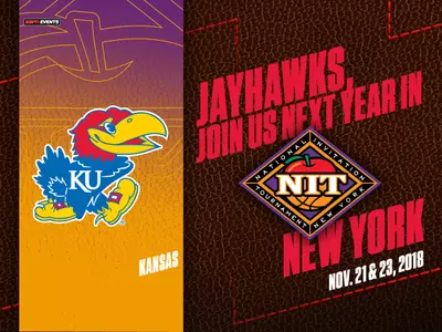 Kansas to participate in the 2018 NIT Season Tip-Off Image