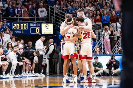 No. 7 Kansas to Play at No. 15 Baylor Saturday Image