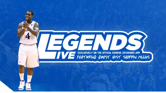 Legends Live Returns Tuesday Exclusively Through the Kansas Jayhawks Official App Image