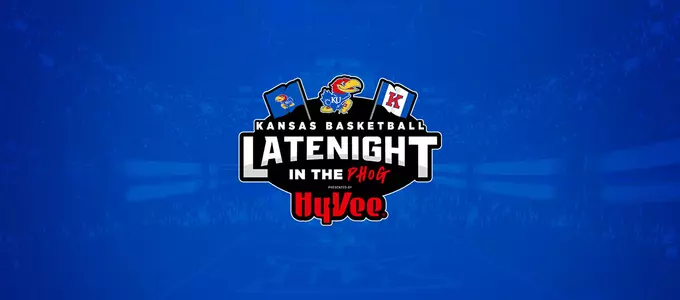 Details for 38th Annual Late Night in the Phog Include the Kansas Athletics App Serving as Streaming Home Image
