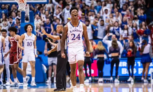 No. 2 Kansas Makes Late Comeback to Beat Oklahoma 79-75 Image