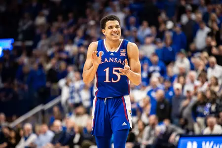 No. 9 Kansas Wins at Kentucky 77-68 Image