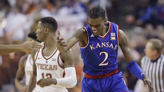 Sharp-shooting Jayhawks fly past Texas, 92-86 Image