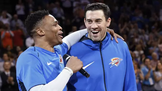 Nick Collison’s jersey retired in Oklahoma City Image