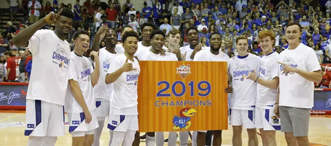 Jayhawks Outlast Dayton in OT to Claim Maui Title Image