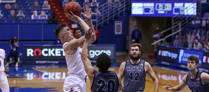 Jayhawks Top Ichabods in Home Opener, 89-54 Image