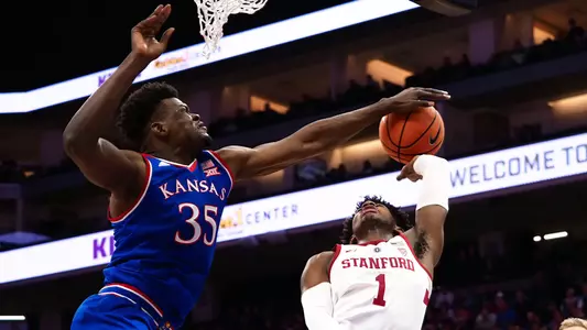 No. 14/13 Kansas outlasts Stanford, 75-54 Image