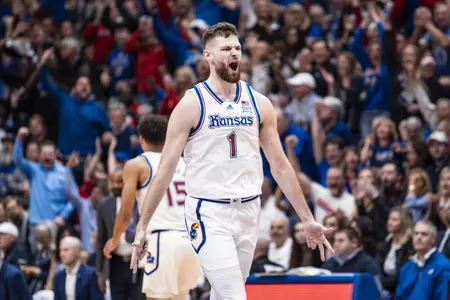 No. 5 Kansas Defeats No. 4 Reigning National Champion UConn 69-65 Image