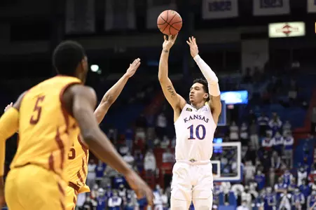 Wilson Leads Kansas to 64-50 Victory Over Iowa State Image