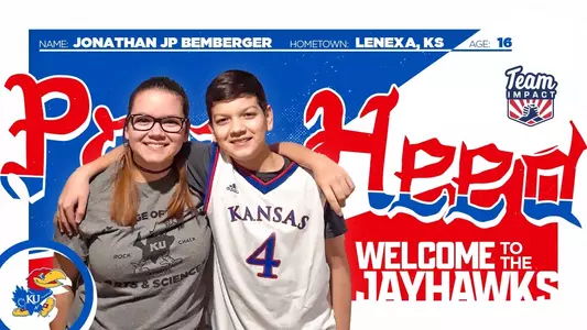 Jonathan Phog Bemberger, aka JP, Joins Kansas As Team IMPACT Signee Image