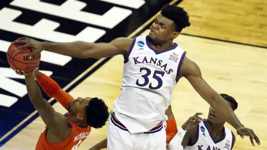 Jayhawks withstand Clemson rally, reach Elite Eight Image