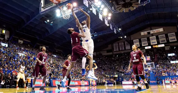 No. 3/2 Jayhawks scorch Texas Southern, 114-71 Image